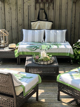 Load image into Gallery viewer, Terry Velvet stripes Cushions taupe-grey