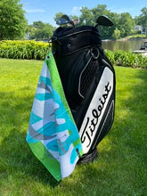 Load image into Gallery viewer, Golf towel - Eden2 - turquoise