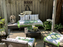 Load image into Gallery viewer, Mini beach towel - Palm Tree #2-green