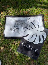 Load image into Gallery viewer, Golf towel - Matisse1- black