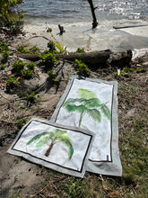 Charger l'image dans la galerie, Large serviette de plage - Guépard Taupe et noir