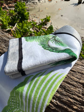 Load image into Gallery viewer, Mini beach towel - Palm Tree #1 -taupe
