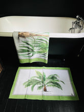 Load image into Gallery viewer, Mini beach towel - Palm Tree #2-green