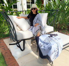 Load image into Gallery viewer, Pareo- Sarong- Cheetah Taupe - Black