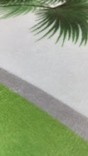Load and play video in Gallery viewer, Golf towel - Botanic Palm Tree green