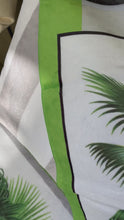 Load and play video in Gallery viewer, Golf towel - Botanic Palm Tree green