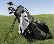 Load image into Gallery viewer, Golf towel - Matisse1- black