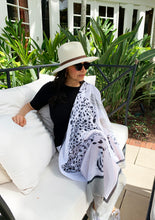 Load image into Gallery viewer, Pareo- Sarong- Cheetah Taupe - Black