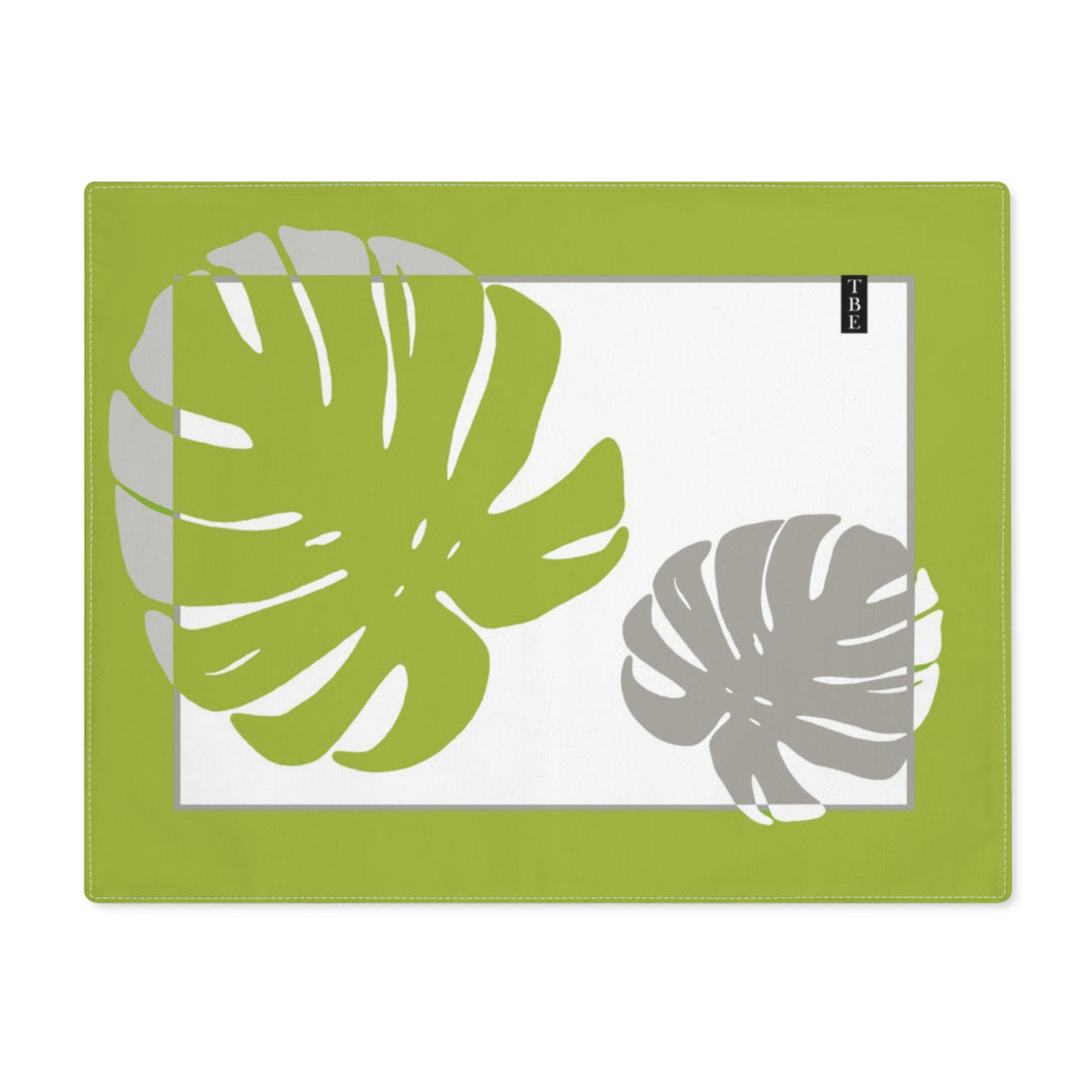 Placemat - Matisse's garden - green beige