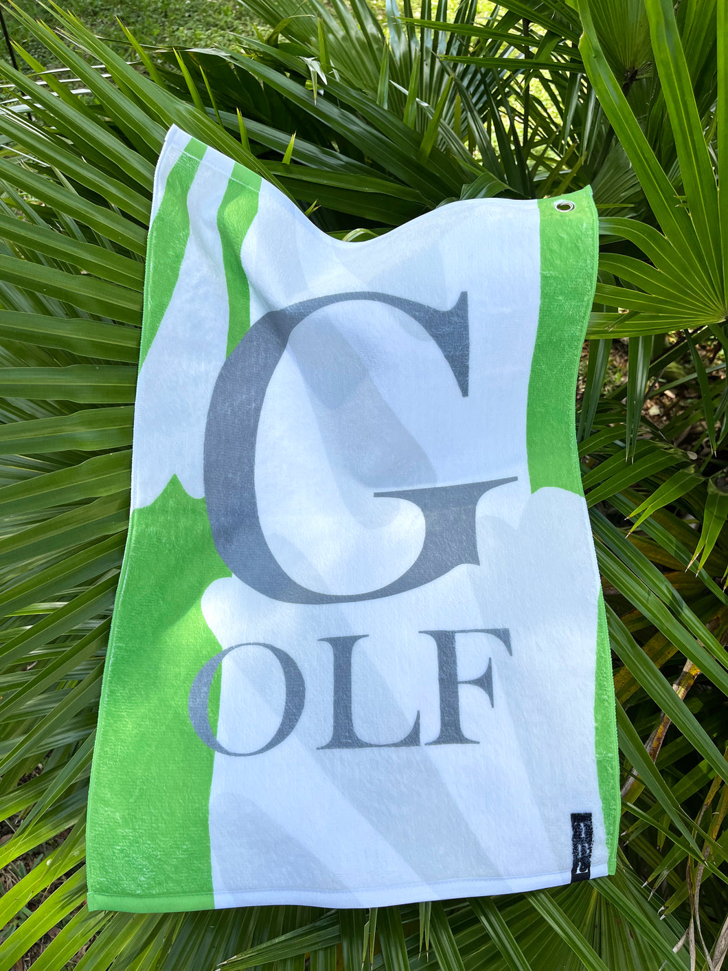 Golf towel - Eden2 - white